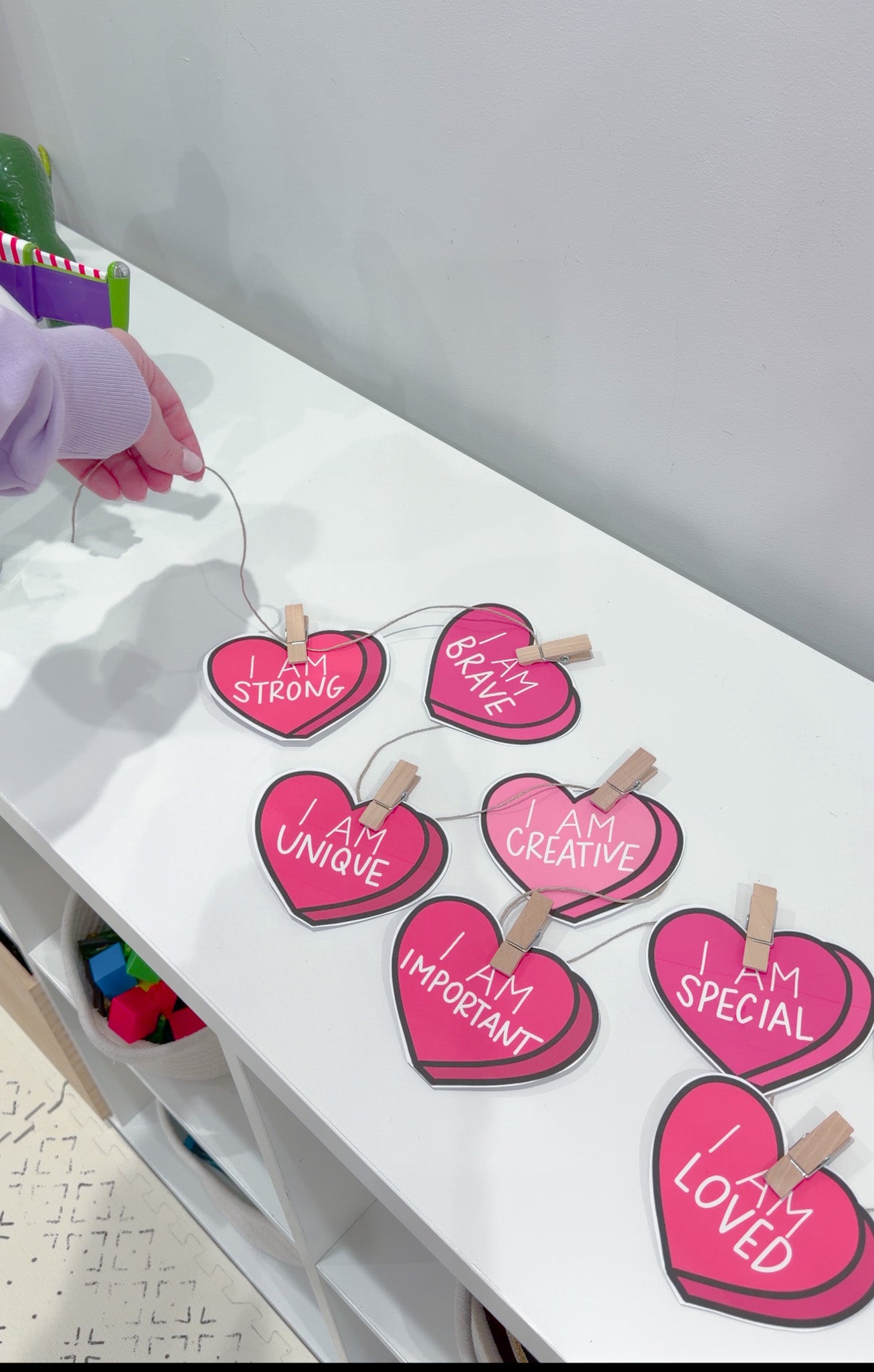 Valentine Affirmation Banner