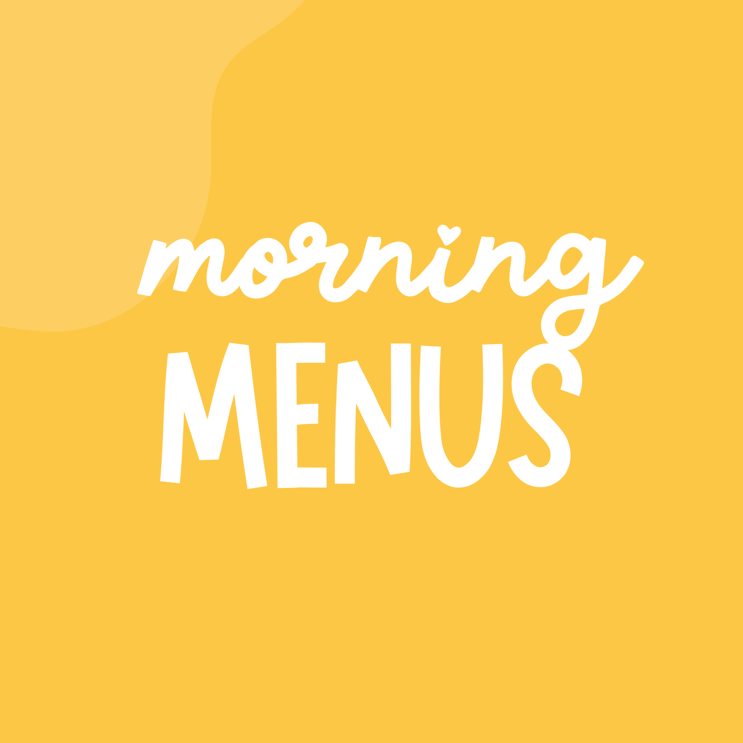 Morning Menus